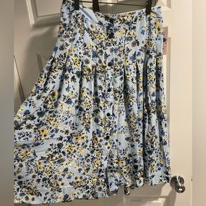 Nanette Midi floral skirt